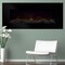 Northwest 50 Inch Color Changing Led Black Fireplace With Remote